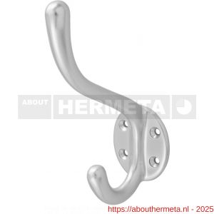 Hermeta 0010 garderobe hoed- en jashaak enkel naturel - R20100733 - afbeelding 1