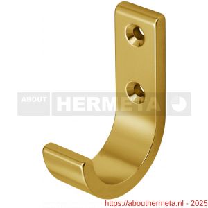 Hermeta 0129 garderobe jashaak enkel zijde goud - R20101525 - afbeelding 1