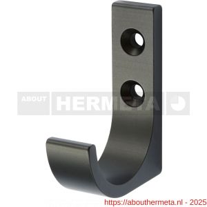 Hermeta 0149 garderobe jashaak enkel mat zwart - R20101503 - afbeelding 1
