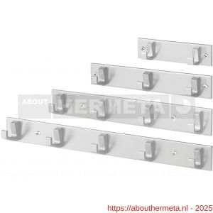 Hermeta 0652 handdoekrek 2 haaks naturel EAN sticker - R20100680 - afbeelding 2