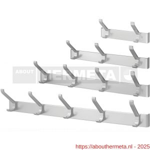 Hermeta 0882 garderobe kapstok 2x haak nummer 880 naturel EAN sticker - R20100611 - afbeelding 3