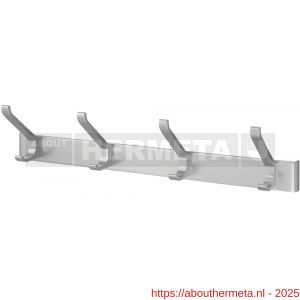 Hermeta 0884 garderobe kapstok 4x haak nummer 880 naturel - R20100287 - afbeelding 1