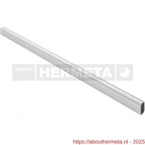 Hermeta 1019 garderobebuis recht ovaal Gardelux 1 30x14 mm L 300 cm naturel - R20100318 - afbeelding 1