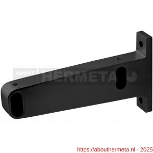 Hermeta 1080 garderobebuis steun eind links Gardelux 1 type 5 mat zwart - R20101564 - afbeelding 1