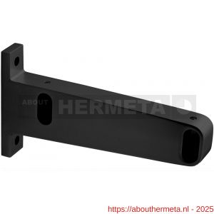 Hermeta 1081 garderobebuis steun eind rechts Gardelux 1 type 5 mat zwart - R20101566 - afbeelding 1