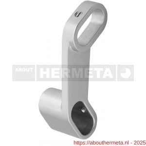Hermeta 1150 garderobebuis beugel links Gardelux 1 type 10 en 13 naturel - R20101879 - afbeelding 1