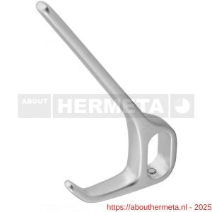 Hermeta 1220 garderobebuis hoed- en jashaak enkel Gardelux 1 naturel - R20101843 - afbeelding 1