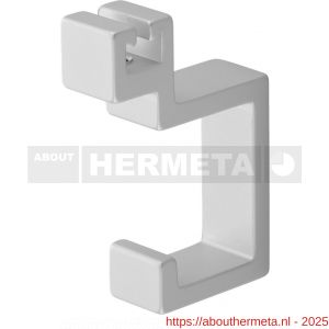 Hermeta 2083 garderobebuis jashaak enkel Gardelux 2 mat naturel - R20100419 - afbeelding 1