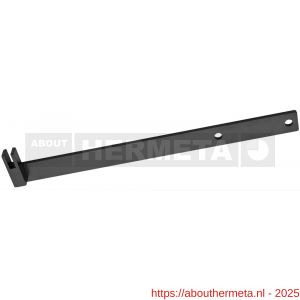 Hermeta 2351 garderobe achterplaat Gardelux 2R zwart - R20100565 - afbeelding 1