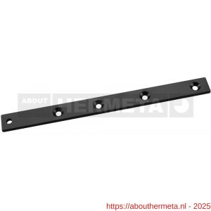 Hermeta 2354 garderobe achterplaat Gardelux 2 type 12 zwart - R20100567 - afbeelding 1