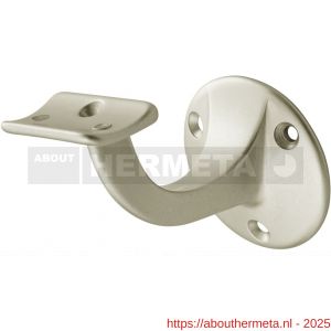 Hermeta 3500 leuninghouder 65 mm holzadel nieuw zilver - R20101774 - afbeelding 1