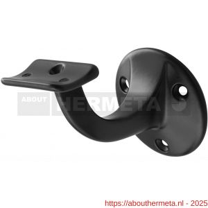Hermeta 3500 leuninghouder 65 mm holzadel zwart - R20100830 - afbeelding 1