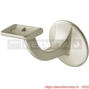 Hermeta 3503 leuninghouder 65 mm vlakzadel M8 nieuw zilver - R20101799 - afbeelding 1