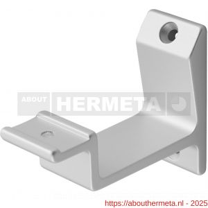 Hermeta 3540 leuninghouder vlakzadel opschroevend mat naturel - R20100881 - afbeelding 1