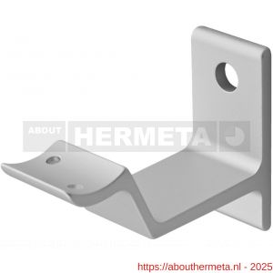 Hermeta 3543 leuninghouder holzadel stokschroef mat naturel - R20100895 - afbeelding 1