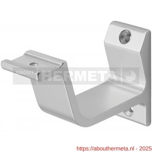 Hermeta 3550 leuninghouder vlakzadel profiel opschroevend naturel - R20101497 - afbeelding 1