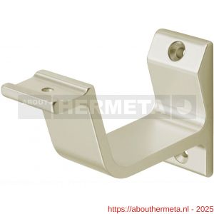 Hermeta 3550 leuninghouder vlakzadel profiel opschroevend nieuw zilver - R20101498 - afbeelding 1