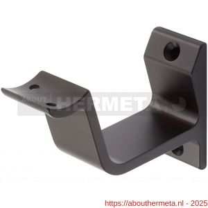 Hermeta 3552 leuninghouder holzadel profiel opschroevend mat zwart - R20101457 - afbeelding 1