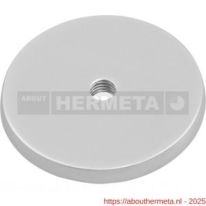 Hermeta 3564 leuninghouder rozet 60 mm met gat 8,5 mm naturel EAN sticker - R20100961 - afbeelding 1