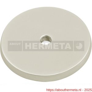 Hermeta 3564 leuninghouder rozet 60 mm met gat 8,5 mm nieuw zilver - R20100960 - afbeelding 1