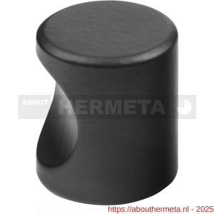 Hermeta 3731 cilinder meubelknop 20x23 mm M4 zwart - R20101389 - afbeelding 1