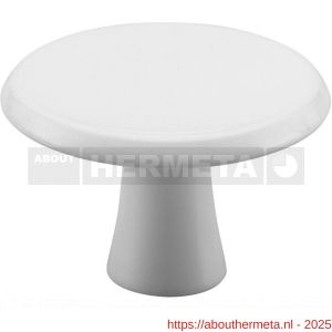 Hermeta 3751 meubelknop rond 30 mm met bout M4 wit - R20101060 - afbeelding 1