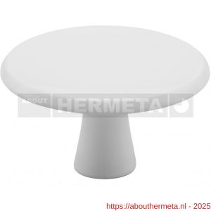 Hermeta 3753 meubelknop rond 40 mm met bout M4 wit - R20101069 - afbeelding 1