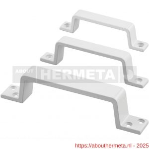 Hermeta 4201 hand- en meubelgreep 110 mm opschroevend wit EAN sticker - R20101112 - afbeelding 3