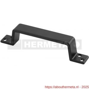 Hermeta 4203 hand- en meubelgreep 150 mm opschroevend mat zwart - R20101712 - afbeelding 1