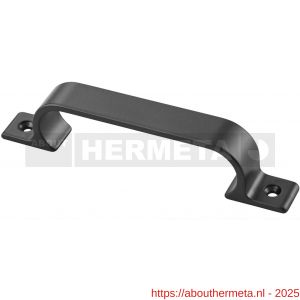 Hermeta 4232 hand- en meubelgreep 128 mm opschroevend mat zwart - R20101716 - afbeelding 1