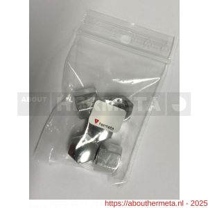 Hermeta 5866 5x dopmoer M8 naturel EAN sticker - R20101945 - afbeelding 1