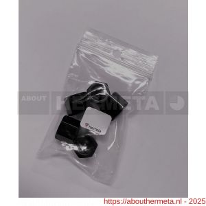 Hermeta 5866 5x dopmoer M8 mat zwart EAN sticker - R20101946 - afbeelding 1