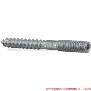 Hermeta 5900 stokschroef M8x70 mm verzinkt - R20100003 - afbeelding 1