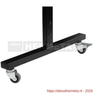 Hermeta 1355 garderobe zwenkwiel zonder rem M10x25 mm verzinkt - R20101358 - afbeelding 2