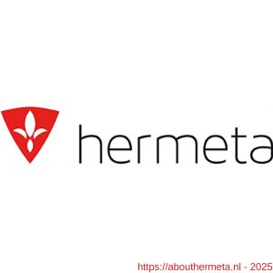 Hermeta 3850 koker doorvalbeveiliging rond-ovaal 28x26x3 mm aluminium wit per meter - R20100073 - afbeelding 3
