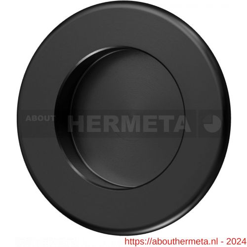 Hermeta 4554 schuifdeurkom rond 52 mm zwart EAN sticker - R20101972 - afbeelding 1
