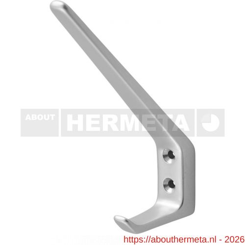 Hermeta 0030 garderobe hoed- en jashaak enkel naturel EAN sticker - R20100741 - afbeelding 1