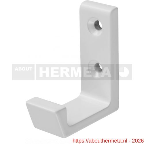 Hermeta 0139 garderobe jashaak enkel wit EAN sticker - R20100800 - afbeelding 1