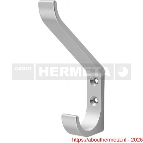 Hermeta 0148 garderobe hoed- en jashaak enkel naturel EAN sticker - R20100757 - afbeelding 1