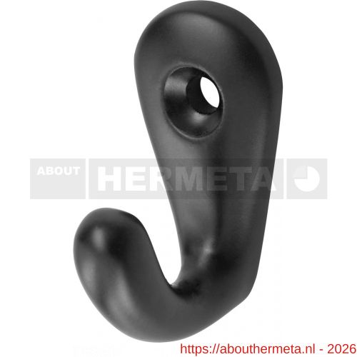 Hermeta 0557 handdoekhaak zwart - R20101378 - afbeelding 1