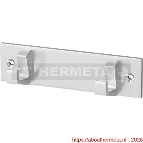 Hermeta 0652 handdoekrek 2 haaks naturel - R20101804 - afbeelding 1