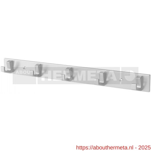 Hermeta 0655 handdoekrek 5 haaks naturel - R20101805 - afbeelding 1