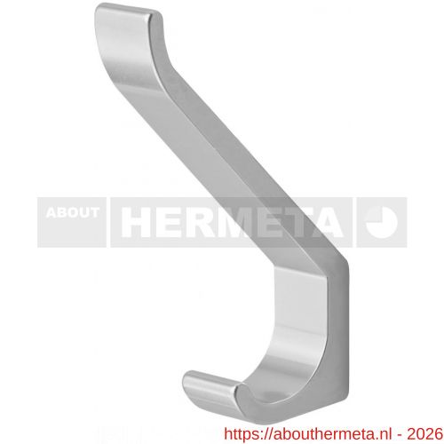 Hermeta 0880 garderobe hoed- en jashaak enkel naturel EAN sticker - R20100766 - afbeelding 1