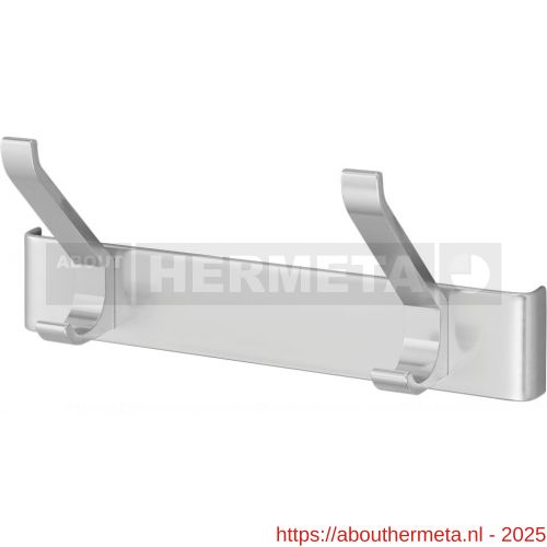 Hermeta 0882 garderobe kapstok 2x haak nummer 880 naturel - R20100610 - afbeelding 1