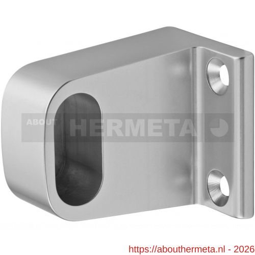 Hermeta 1030 garderobebuis steun eind Gardelux 1 type 1 naturel EAN sticker - R20101943 - afbeelding 1