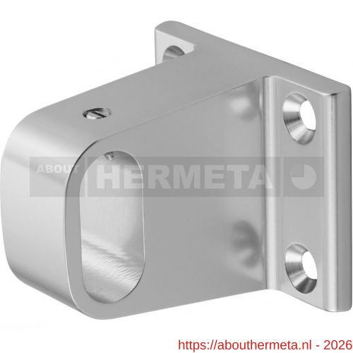 Hermeta 1032 garderobebuis steun midden Gardelux 1 type 1 naturel EAN sticker - R20100428 - afbeelding 1