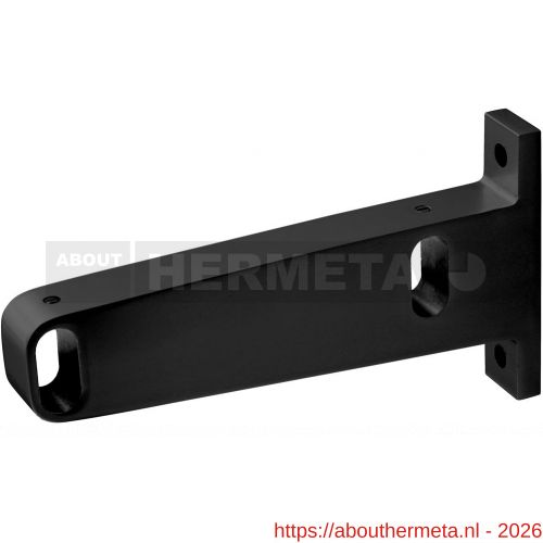 Hermeta 1082 garderobebuis steun midden Gardelux 1 type 5 mat zwart - R20101568 - afbeelding 1