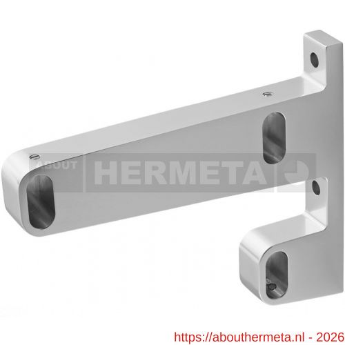 Hermeta 1090 garderobebuis steun eind links Gardelux 1 type 6 naturel - R20101867 - afbeelding 1