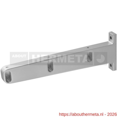 Hermeta 1110 garderobebuis steun eind links Gardelux 1 type 7A naturel - R20100478 - afbeelding 1