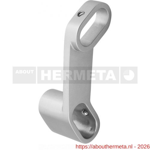 Hermeta 1152 garderobebuis beugel midden Gardelux 1 type 10 en 13 naturel EAN sticker - R20100372 - afbeelding 1